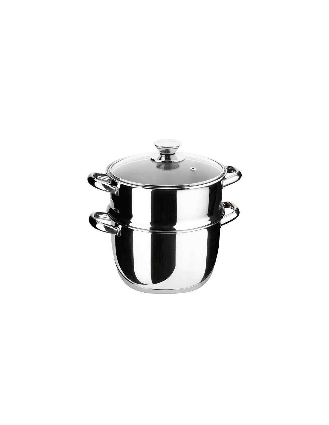 3 Level Steam Kitchens Pot Kit with Glass Lid Stainless Steel Steam Cooking Pot Set 28cm Steam Cooker Set 