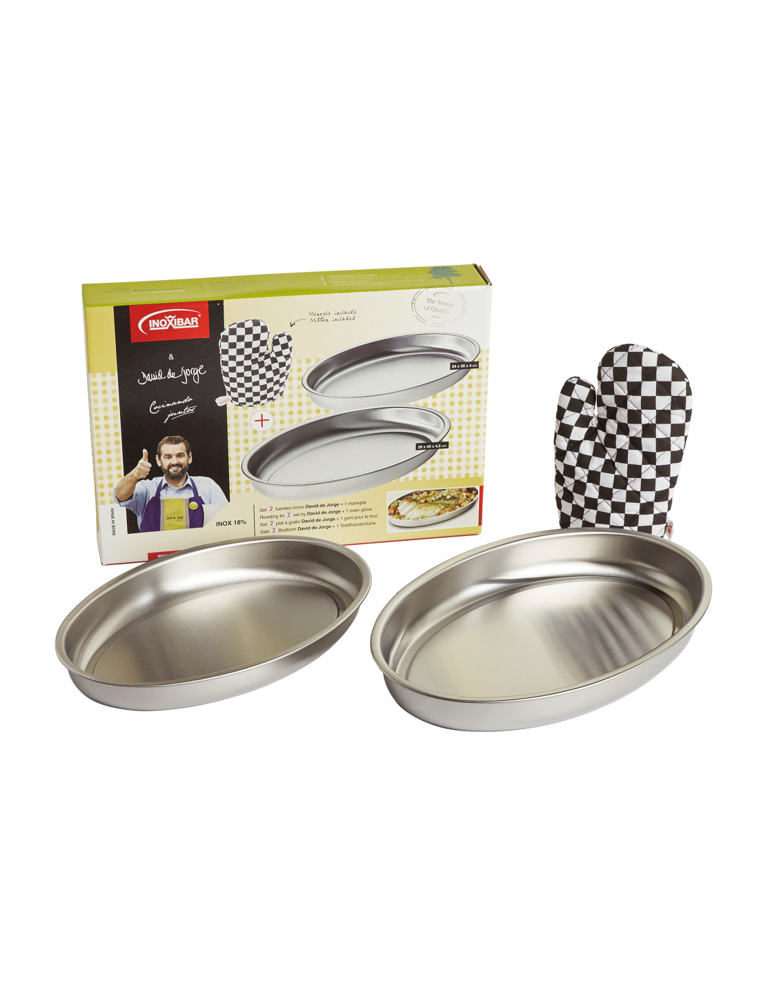 Buy oven dishes set + 1 oven gloves Professional kitchen utensils