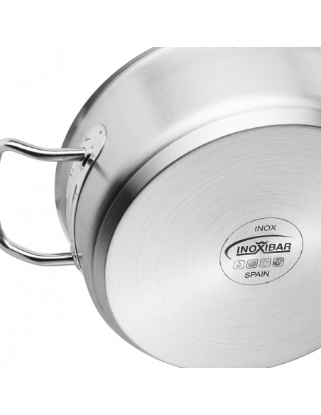 Cacerola industrial con tapa