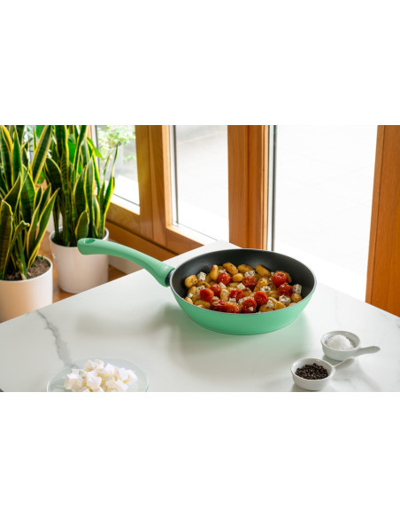 Rainbow Green fry pan