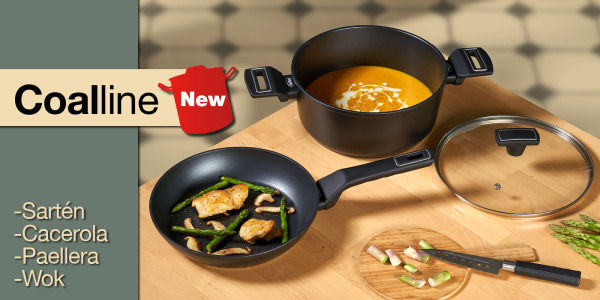 Nueva familia Coal line: cocina “todoterreno” en aluminio forjado